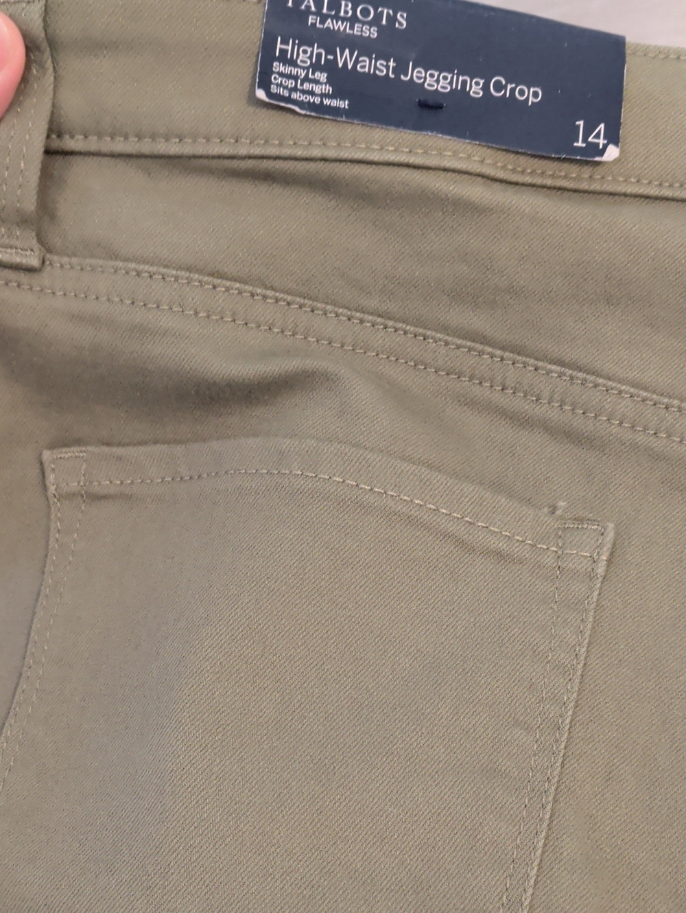 NWT Talbots high waist jegging crop pants - Picture 7 of 7